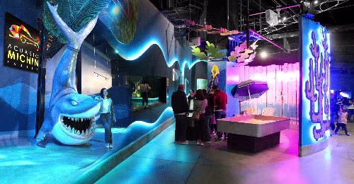 Acuario Michin: An interactive experience with more than 120 attractions, from climbing walls and bridges to themed games and projections.