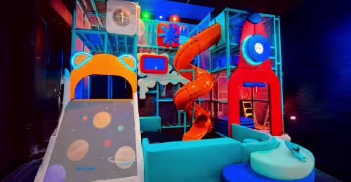 Pikituki: An enveloping two-level soft-play world where original characters come to life.